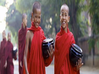 monks in Myanmar
