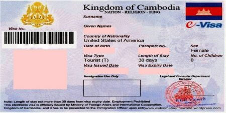 Cambodia e-visa