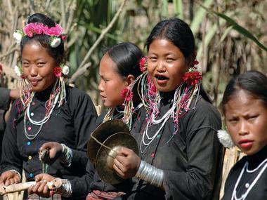 Myanmar ethnic village