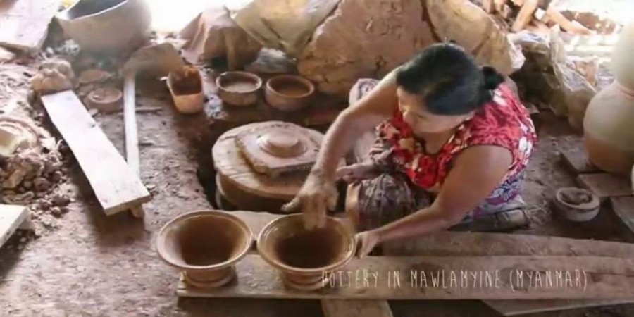 Myanmar pottery