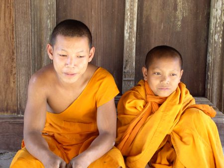 Monk in laos