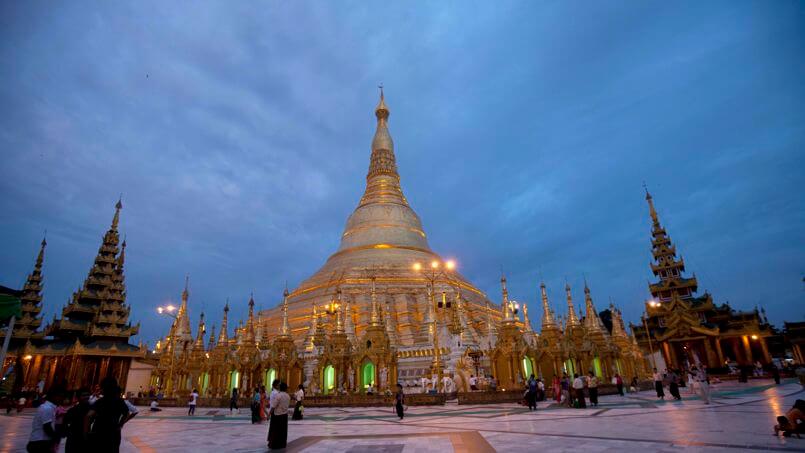 Shwedagon pogoda Myanmar
