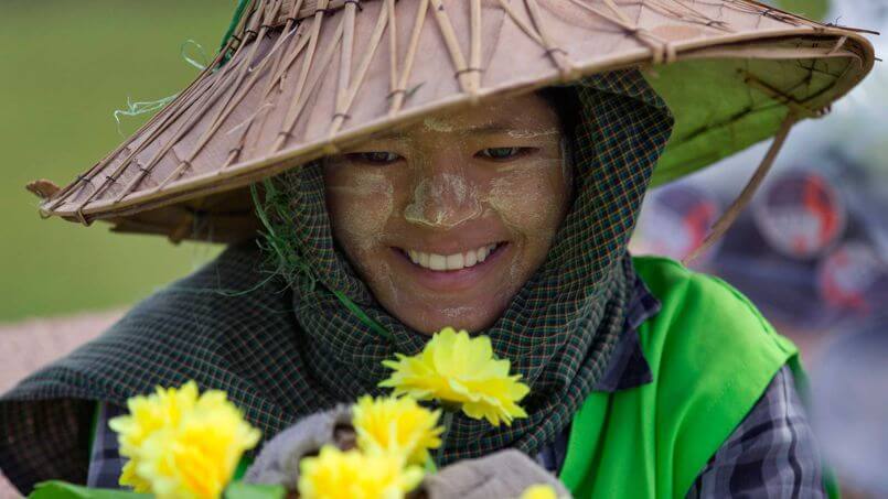 Myanmar woman