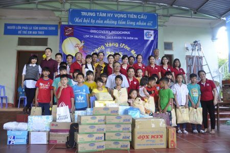 Discovery indochina-Hy Vong centre -charity 2015