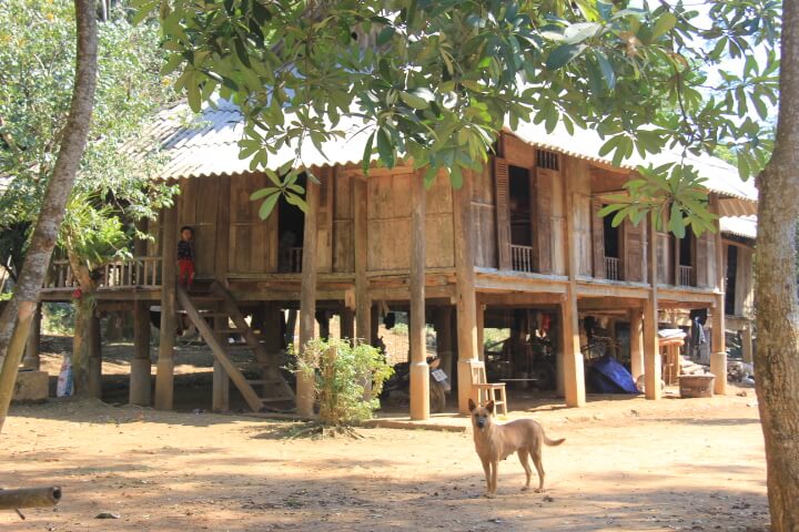 A stilt house of Muong people